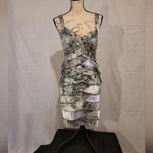 BUNDLE SALE! London Style Silver Bandage Dress Sz 4